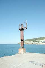 Image showing pier on the sea