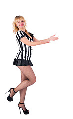 Image showing Sexy Soccer Referee