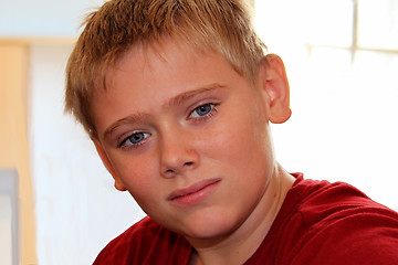 Image showing Close-up Attractive Young Boy