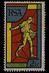 Image showing South Africa Postage Stamp Sower 1820-1970