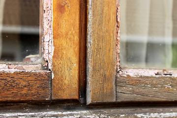 Image showing Home Repair Maintenance Wooden Window Frame