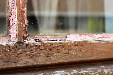 Image showing Home Repair Maintenance Wooden Window Frame