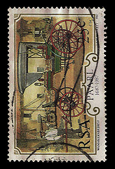 Image showing South Africa Postage Stamp Wagon Makers 1987