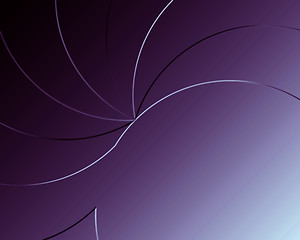 Image showing Bright Purple Gradient Bas Relief and Half Circle