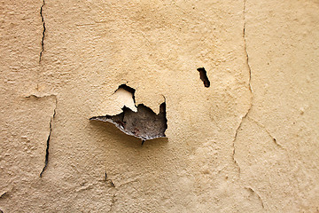 Image showing Home Repair Maintenance Water Damaged Peeling Paint 