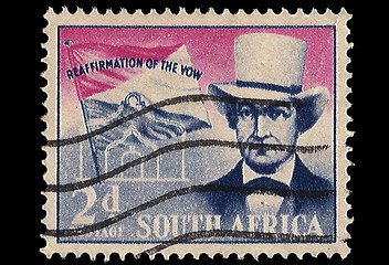 Image showing South Africa Postage Stamp Andries Pretorius Reaffirmation of Vo