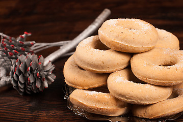 Image showing Spanish Christmas bagels