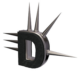 Image showing letter d