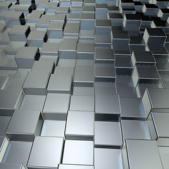 Image showing cubes background