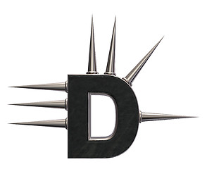 Image showing letter d