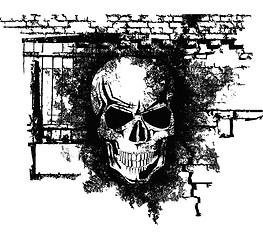 Image showing Human Halloween Skull