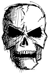 Image showing Angry Monster Skull