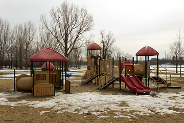 Image showing Play structure in the park