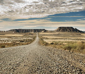 Image showing Wild west road