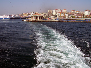 Image showing view from stern