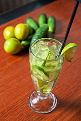 Image showing cucumber lemonade