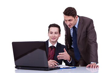 Image showing businessmen sharing ideas 