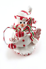 Image showing Christmas Decoration House - Snowman