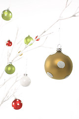 Image showing Christmas Baubles