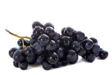 Image showing black grapes