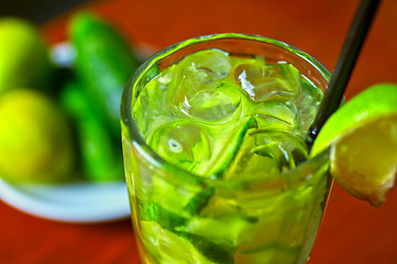 Image showing cucumber lemonade