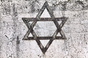 Image showing Jewish star