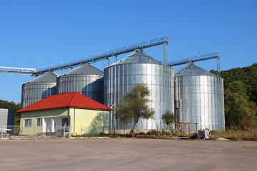Image showing Grain silos