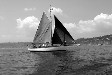 Image showing clasic sailing yaht