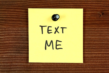 Image showing Text message