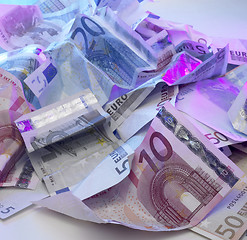 Image showing euro bank notes