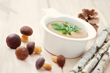 Image showing mushroom cream