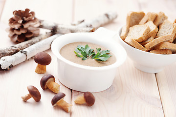 Image showing mushroom cream