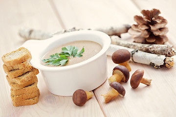 Image showing mushroom cream