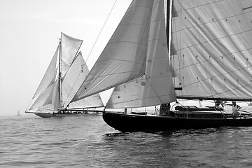 Image showing classic sailing yaht