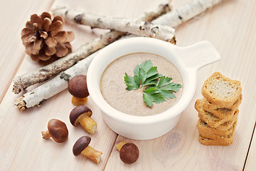 Image showing mushroom cream