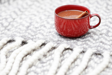 Image showing hot chocolate with cinnamon