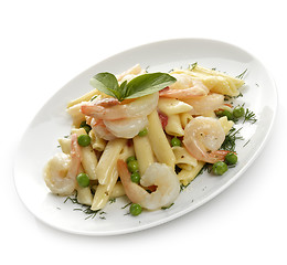 Image showing Pasta With Shrimps