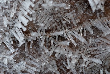Image showing Small ice crystals