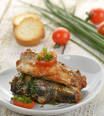 Image showing Sardines In Tomato Sauce