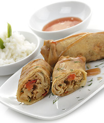 Image showing Fried Chicken Rolls