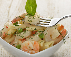 Image showing Pasta With Shrimps