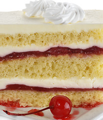 Image showing Strawberry  Layered Cake