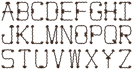 Image showing Pinecone letters