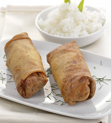 Image showing Fried Chicken Rolls 