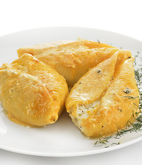 Image showing  Pasta Shells Filled With Cheese