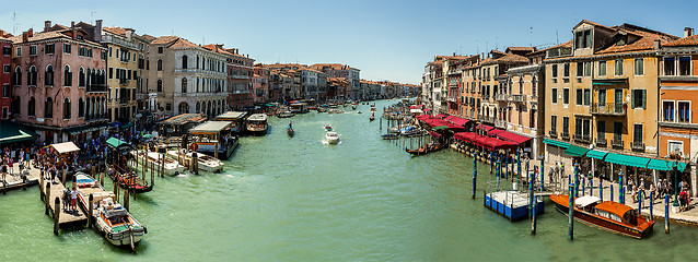 Image showing 16. Jul 2012 - Panorama of Grand Canal in Venice, Italy