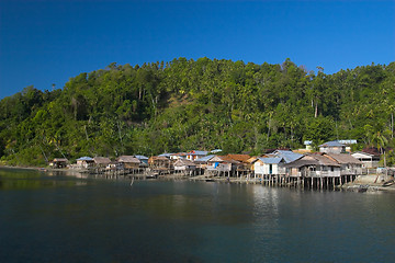 Image showing Tropical village