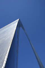 Image showing Close up on The Arch at St. Louis