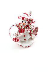 Image showing Christmas Decoration House - Snowman