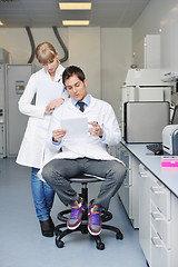 Image showing science people in bright lab